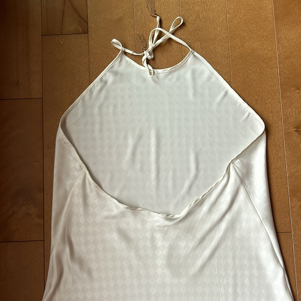 Silky Halter Midi Dress - Picture 4 of 4